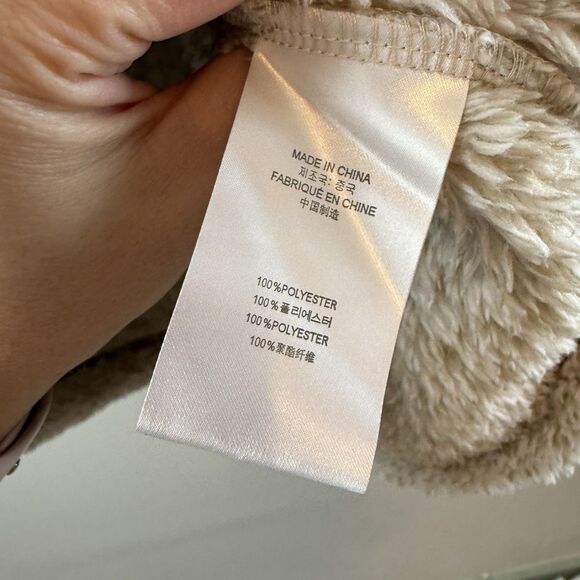 HOOEY Fleece Sherpa Pullover 1/4 Zip Men’s Large Brown Western Cowboy Cozy - Picture 11 of 15